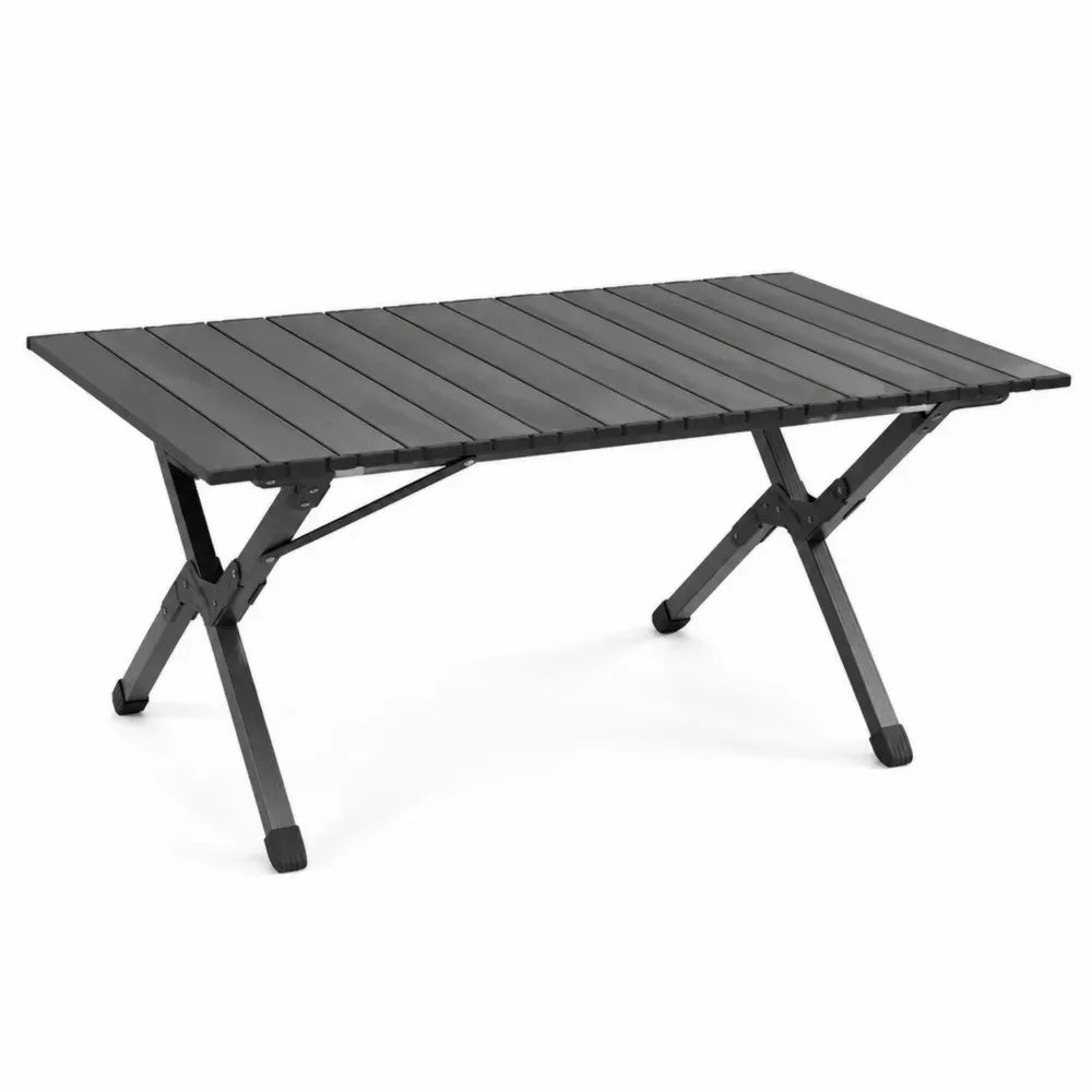 Klapptisch Aluminium rechteckig dunkelgrau 180x80x75 cm