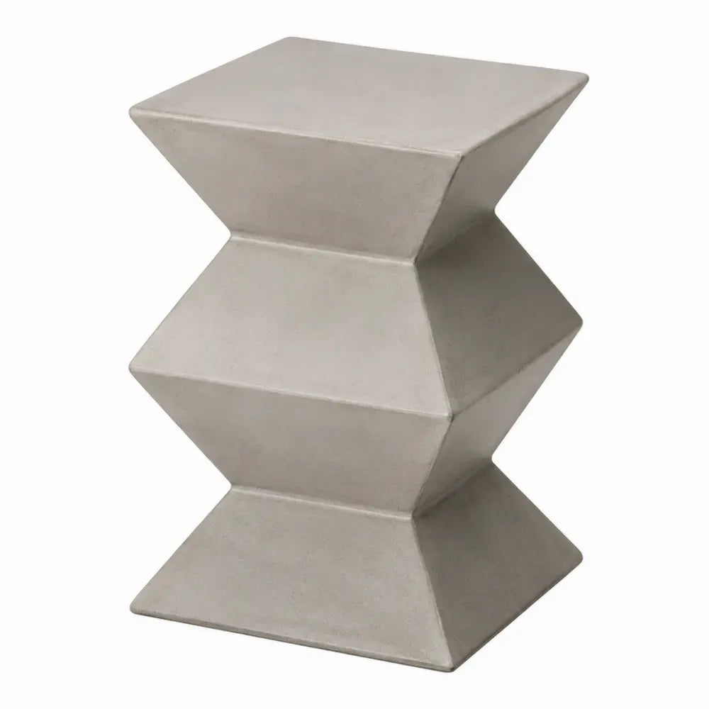 Betontisch Grau Geometrische Form