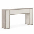 Konsolentisch Holzwerkstoff 120 x 30 x 75 cm Weiß/Eiche